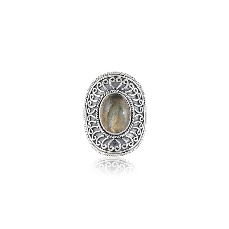 Sterling Silver Labradorite Ring SSR378