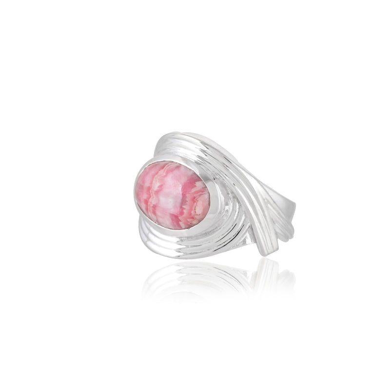 Sterling Silver Rhodocrosite Ring SSR393