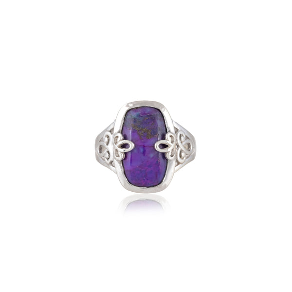 Sterling Silver Purple mohave turquoise Ring SSR405