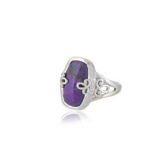 Sterling Silver Purple mohave turquoise Ring SSR405