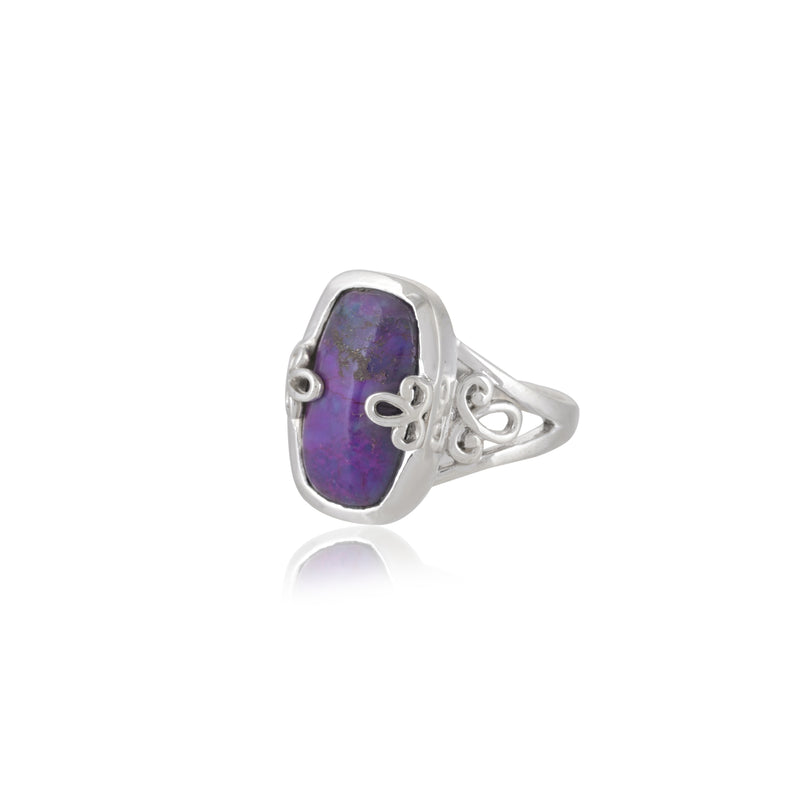 Sterling Silver Purple mohave turquoise Ring SSR405