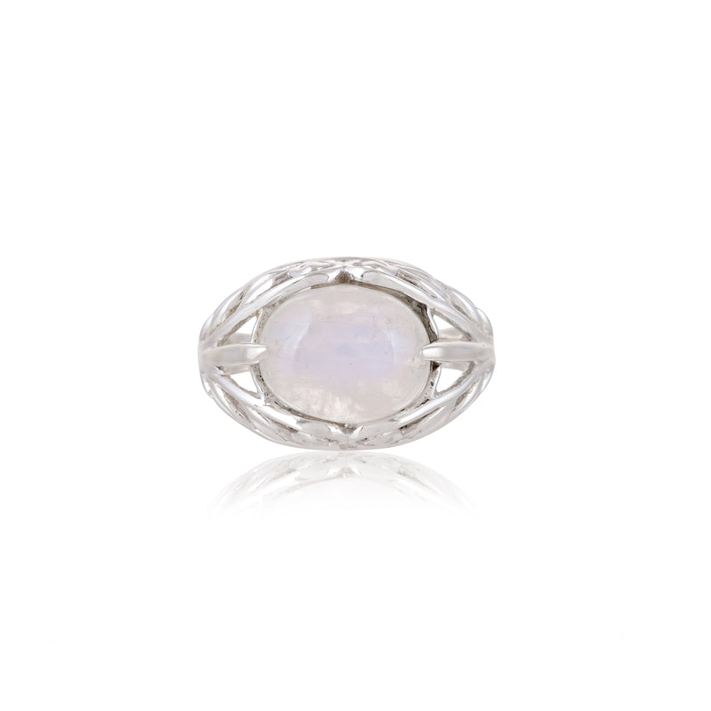 Sterling Silver Moonstone Ring SSR382