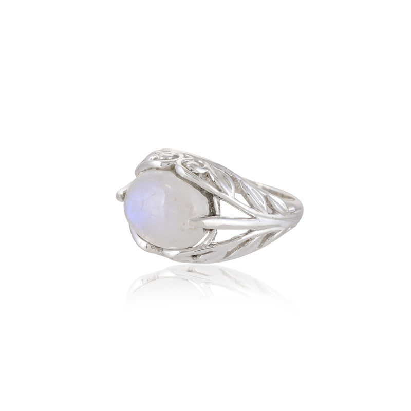 Sterling Silver Moonstone Ring SSR382