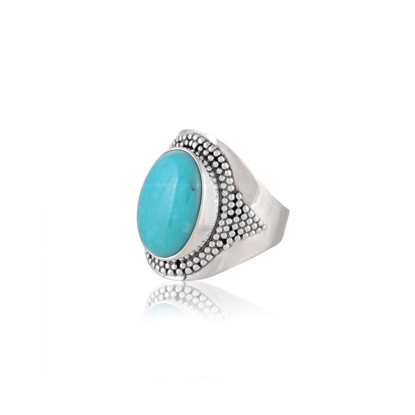 Sterling Silver Arizona Turquoise Ring SSR390
