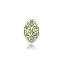 Sterling Silver Peridot Ring SSR397