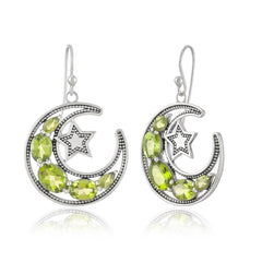 Sterling Silver Peridot Earrings SSER246