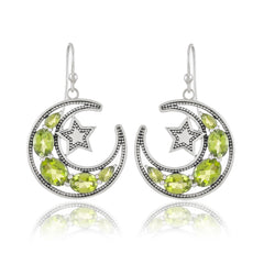Sterling Silver Peridot Earrings SSER246