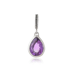 Sterling Silver Amethyst Pendant SSP237