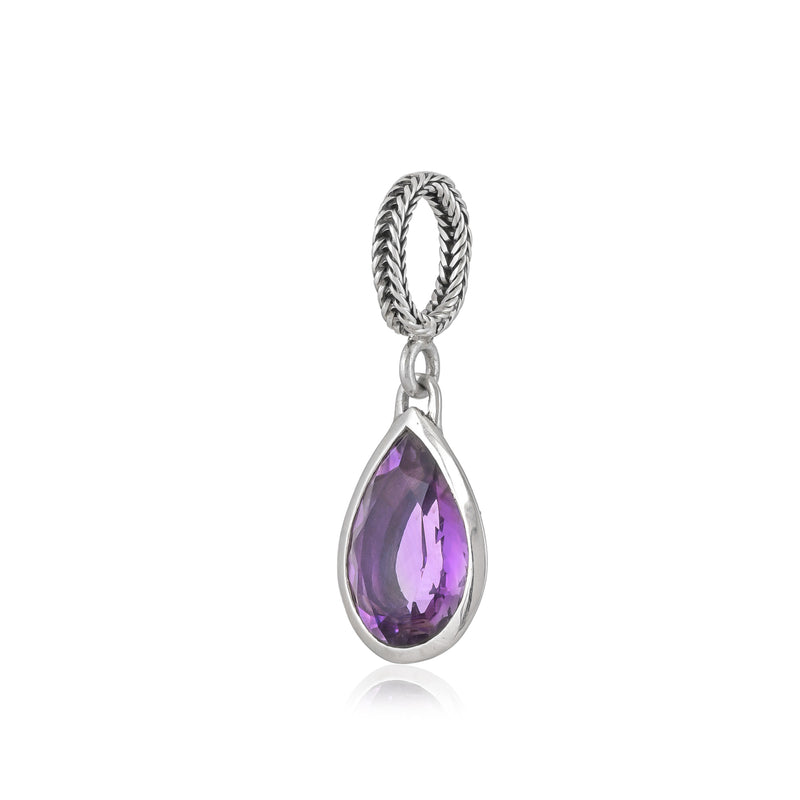 Sterling Silver Amethyst Pendant SSP237