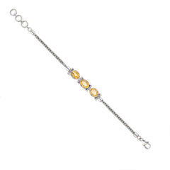Sterling Silver Citrine Bracelet SSBR97