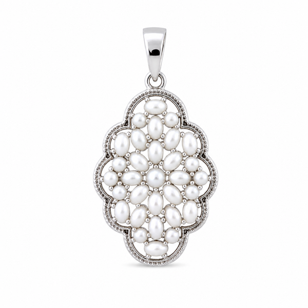 Sterling Silver Pearl Pendant SSP234