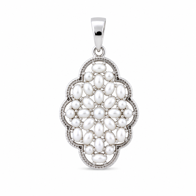 Sterling Silver Pearl Pendant SSP234