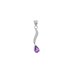 Sterling Silver Amethyst Pendant SSP130