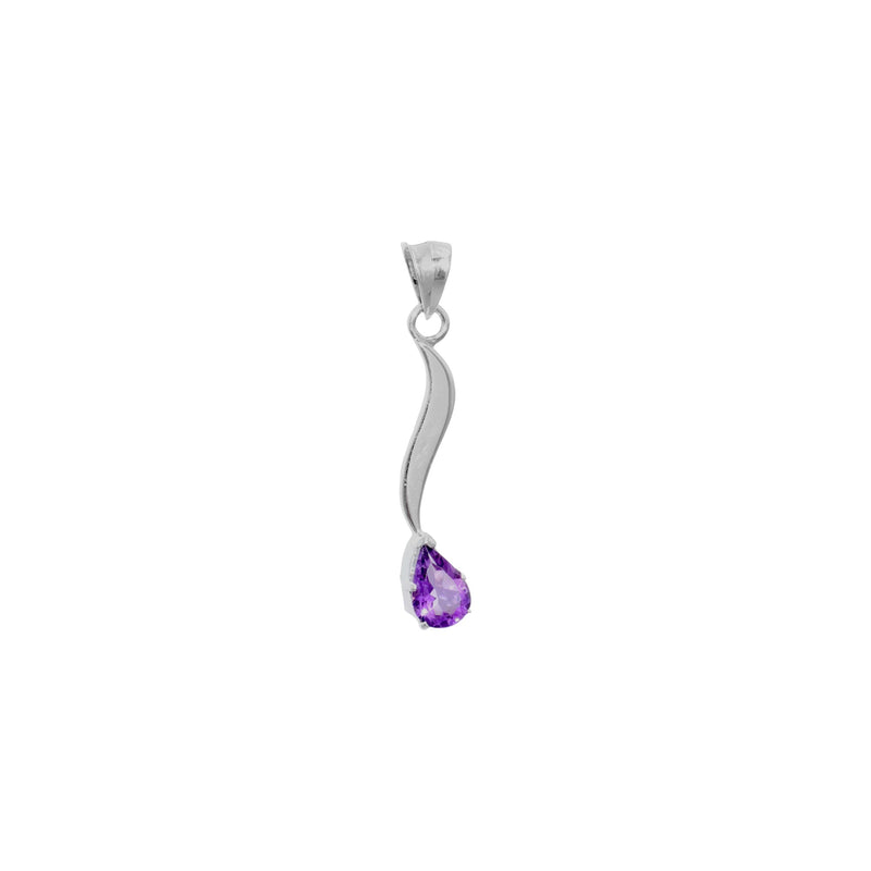 Sterling Silver Amethyst Pendant SSP130