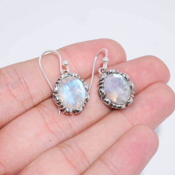 Sterling Silver Moonstone Earrings SSER65