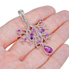 Sterling Silver Amethyst Pendant SSP191