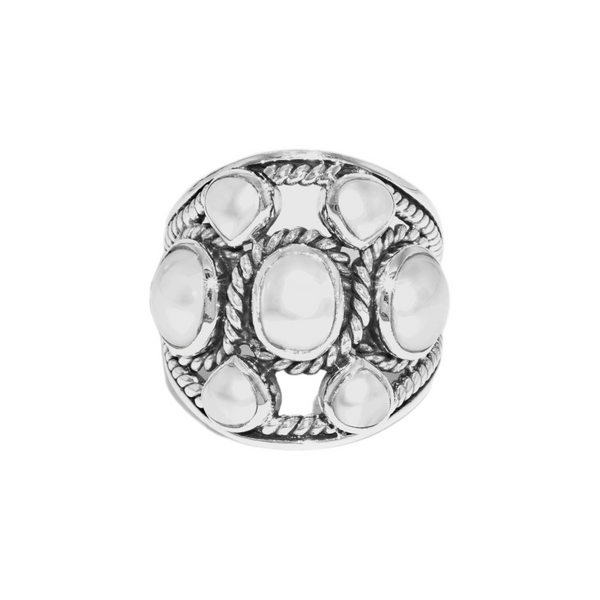 Sterling Silver Pearl Ring SSR262