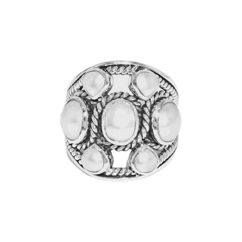 Sterling Silver Pearl Ring SSR262