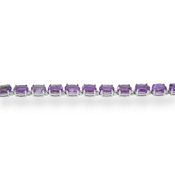 Sterling Silver Amethyst Bracelet SSBR82