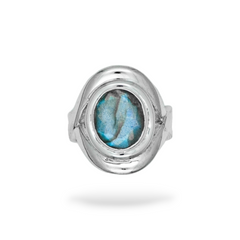 Sterling Silver Labradorite Ring SSR60