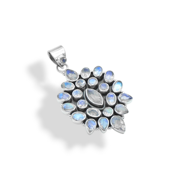 Sterling Silver Moonstone Pendant SSP162