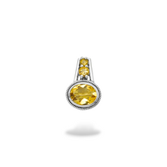 Sterling Silver Citrine Pendant SSP200