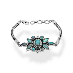 Sterling Silver Labradorite Bracelet SSBR26