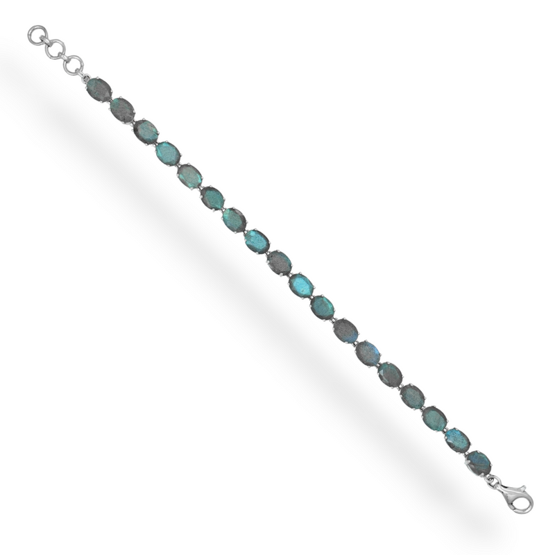 Sterling Silver Labradorite Bracelet SSBR82