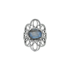 Sterling Silver Labradorite Ring SSR319