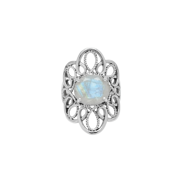 Sterling Silver Moonstone Ring SSR319