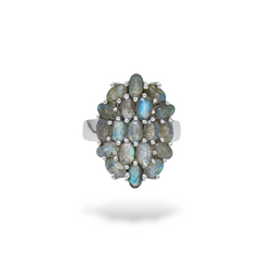 Sterling Silver Labradorite Ring SSR54
