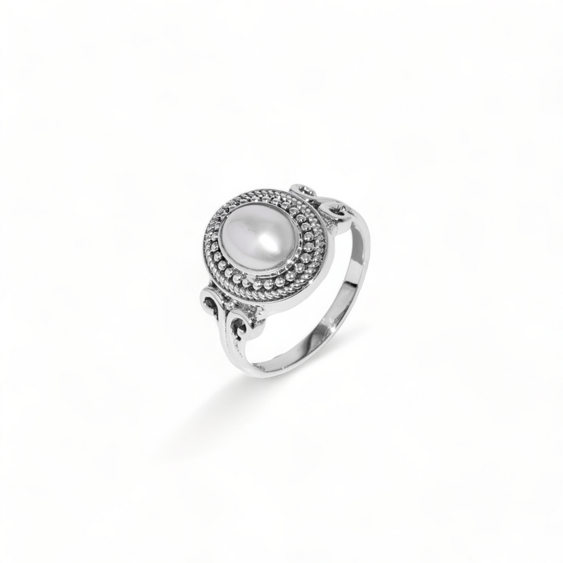 Sterling Silver Pearl Ring SSR327
