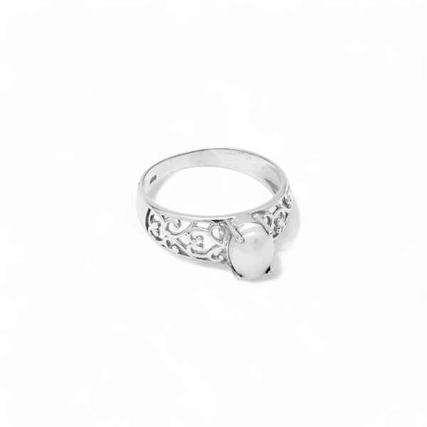 Sterling Silver Pearl Ring SSR156