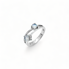 Sterling Silver Moonstone Ring SSR143