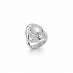 Sterling Silver Pearl Ring SSR60