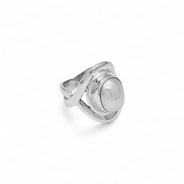 Sterling Silver Pearl Ring SSR60