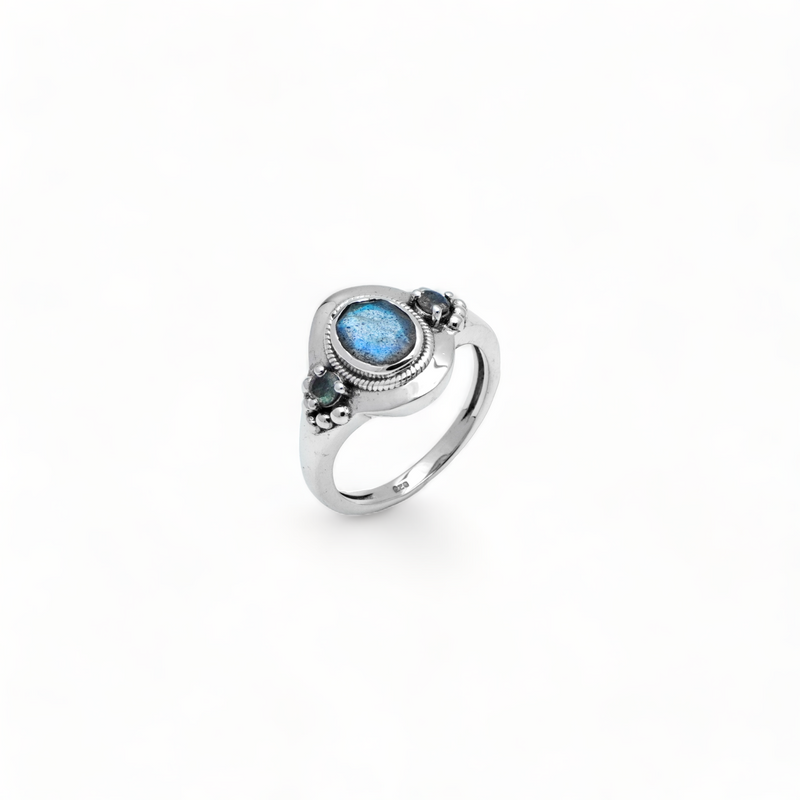 Sterling Silver Labradorite Ring SSR321