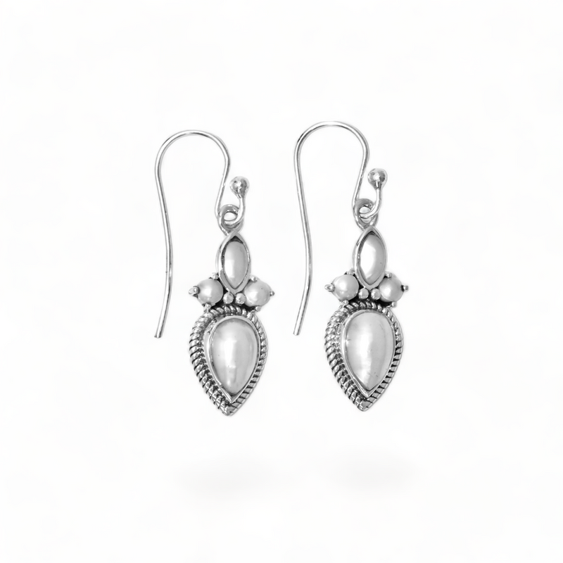 Sterling Silver Pearl Earrings SSER199