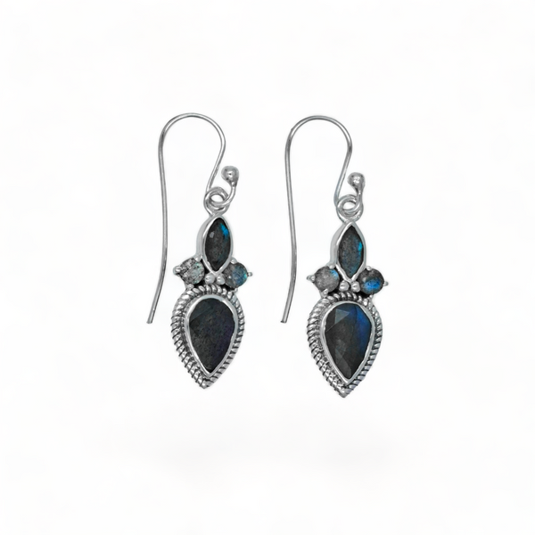 Sterling Silver Labradorite Earrings SSER199