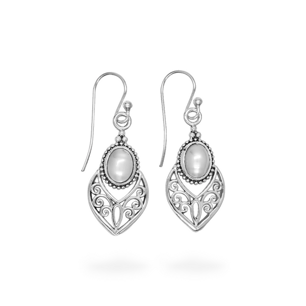 Sterling Silver Pearl Earrings SSER33