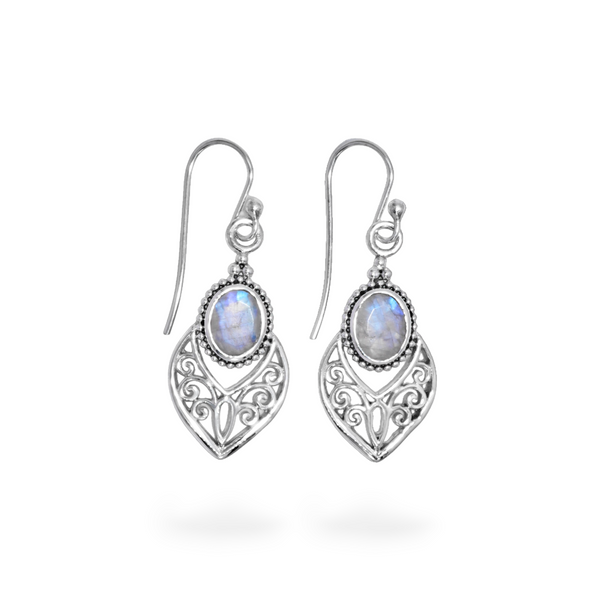 Sterling Silver Moonstone Earrings SSER33