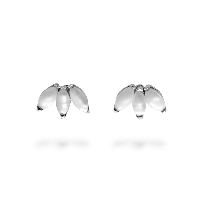 Sterling Silver Pearl Stud Earrings SSER162