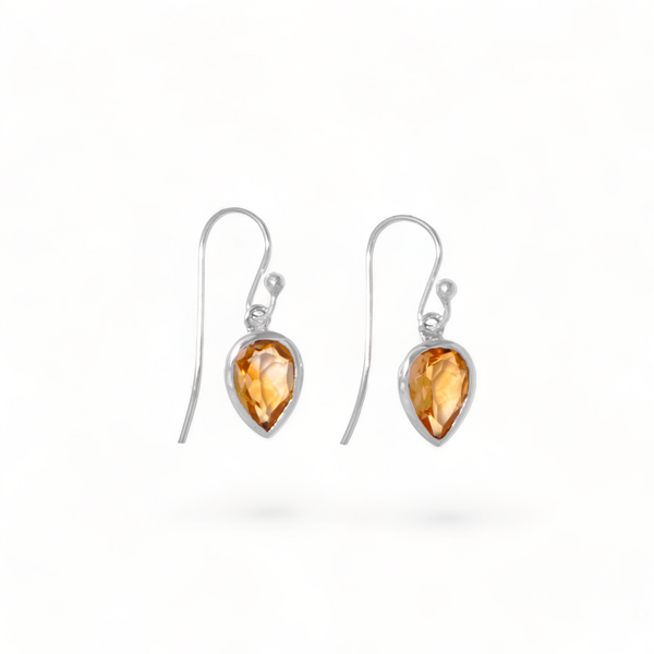 Sterling Silver Citrine Earrings SSER87