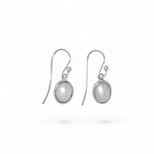 Sterling Silver Pearl Earrings SSER92