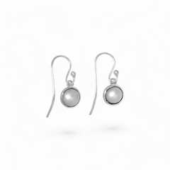 Sterling Silver Pearl Earrings SSER84