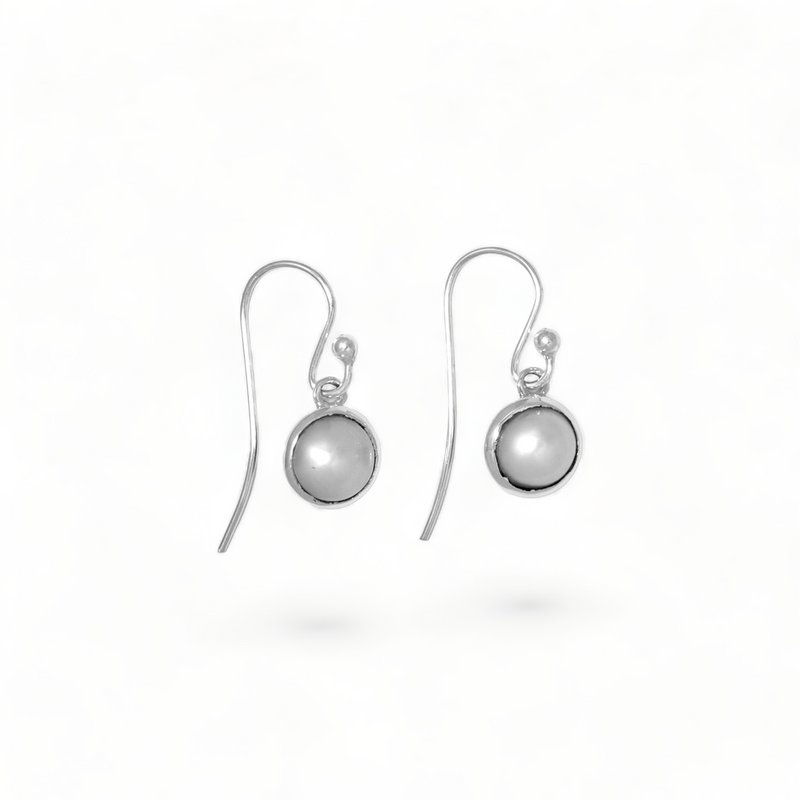Sterling Silver Pearl Earrings SSER84