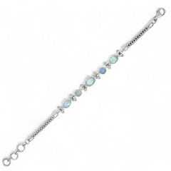 Sterling Silver Moonstone Bracelet SSBR65