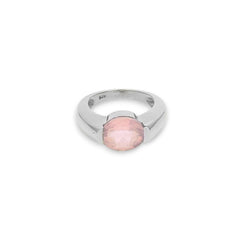 Sterling Silver Rose Quartz Ring SSR227