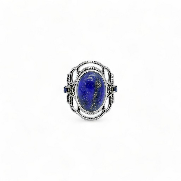 Sterling Silver Lapis Lazuli Ring SSR25