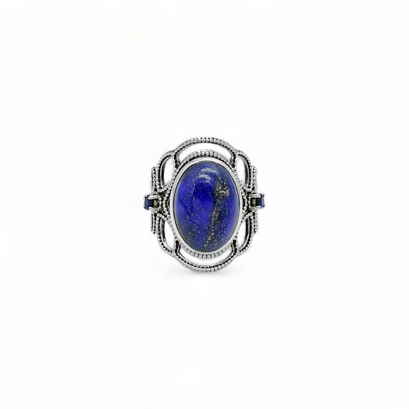 Sterling Silver Lapis Lazuli Ring SSR25